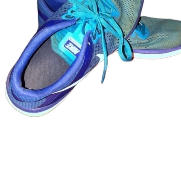 Nike flex 2016 running shoes size 7.5 ombré blue - Picture 3 of 11